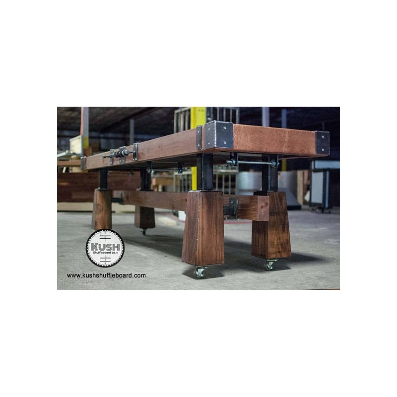 Kush 14ft Rustic Shuffleboard Table (036)