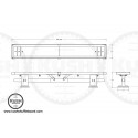Kush 16ft Bruno Shuffleboard Table (077) Kush 16ft Bruno Shuffleboard Table (077)