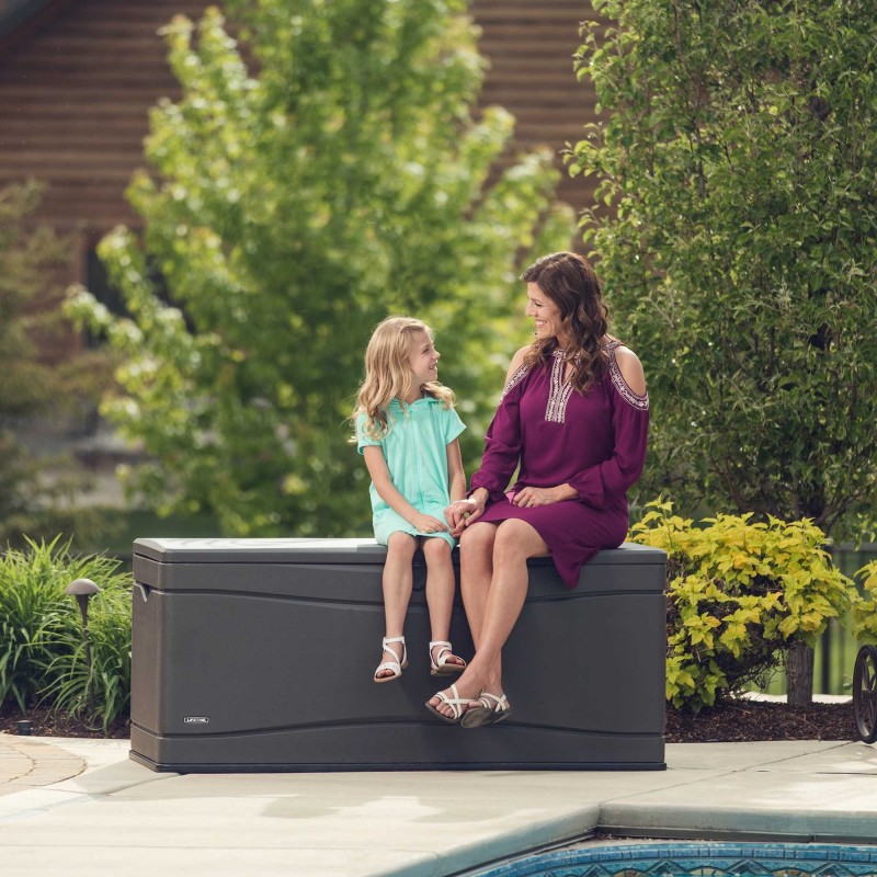 Lifetime Heavy-Duty 130 Gallon Outdoor Storage Deck Box (60298)