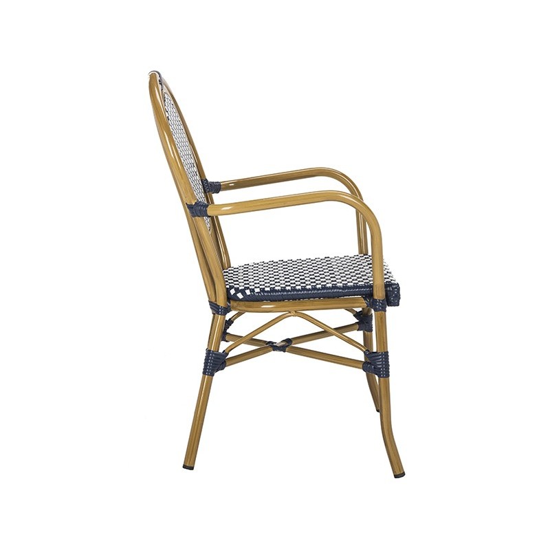 Rosen French Bistro Stacking Arm Chair
