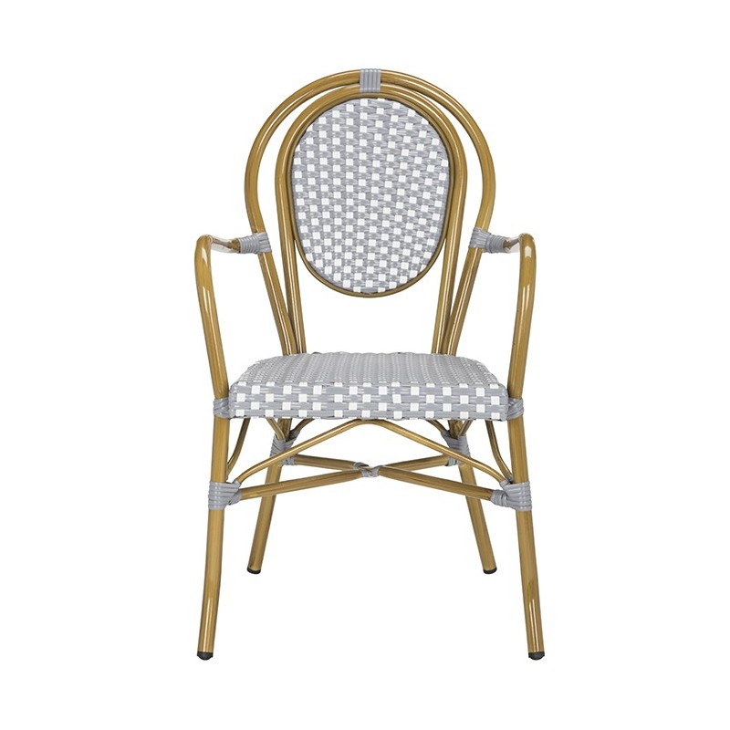 Rosen French Bistro Stacking Arm Chair