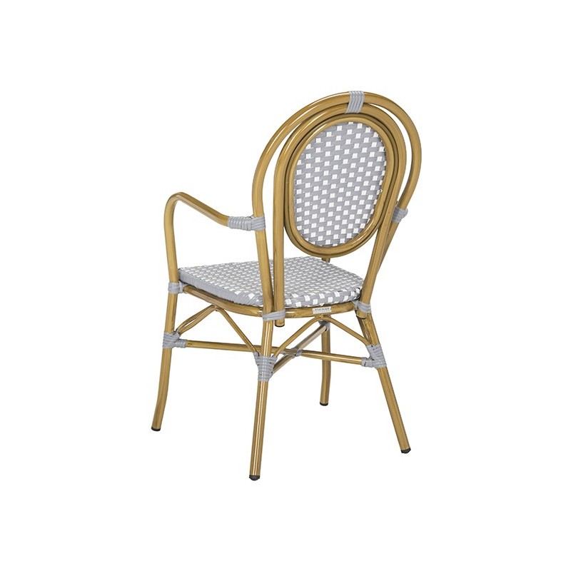 Rosen French Bistro Stacking Arm Chair