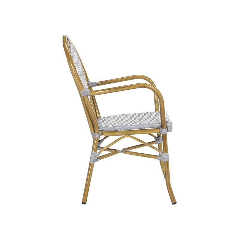 Rosen French Bistro Stacking Arm Chair