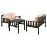 Safavieh Lardner Living Set - Dark Slate Grey/Sahara Beige (PAT6749A) Safavieh Lardner Living Set - Dark Slate Grey/Sahara Beige (PAT6749A)