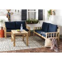 Safavieh Lardner Living Set - Natural/Navy (PAT6749B)