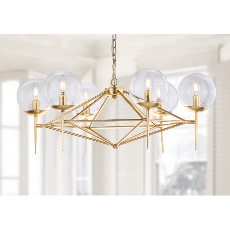Safavieh Greyor Chandelier - Gold (CHA4001A)