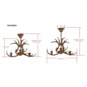 Safavieh Makani 21.5-inch Dia Antler Chandelier - Brown (CHA4002A)