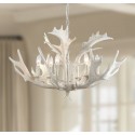 Safavieh Birch 30-inch Dia Antler Chandelier - White (CHA4003A)