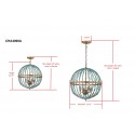 Safavieh Lalita Cage Chandelier - Blue (CHA4008A)