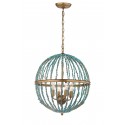 Safavieh Lalita Cage Chandelier - Blue (CHA4008A)