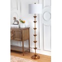 Safavieh Landen Leaf 63.5-inch H Floor Lamp - Antique Gold/Off-White (FLL4003A)