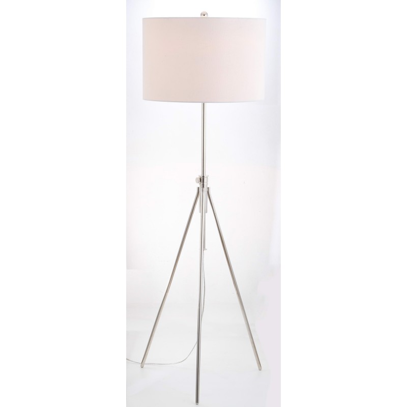 Safavieh Cipriana Floor Lamp - Nickel/White (FLL4007B)
