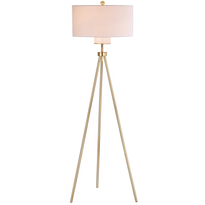 Safavieh Enrica 66-inch H Floor Lamp - Brass/Gold (FLL4008A)