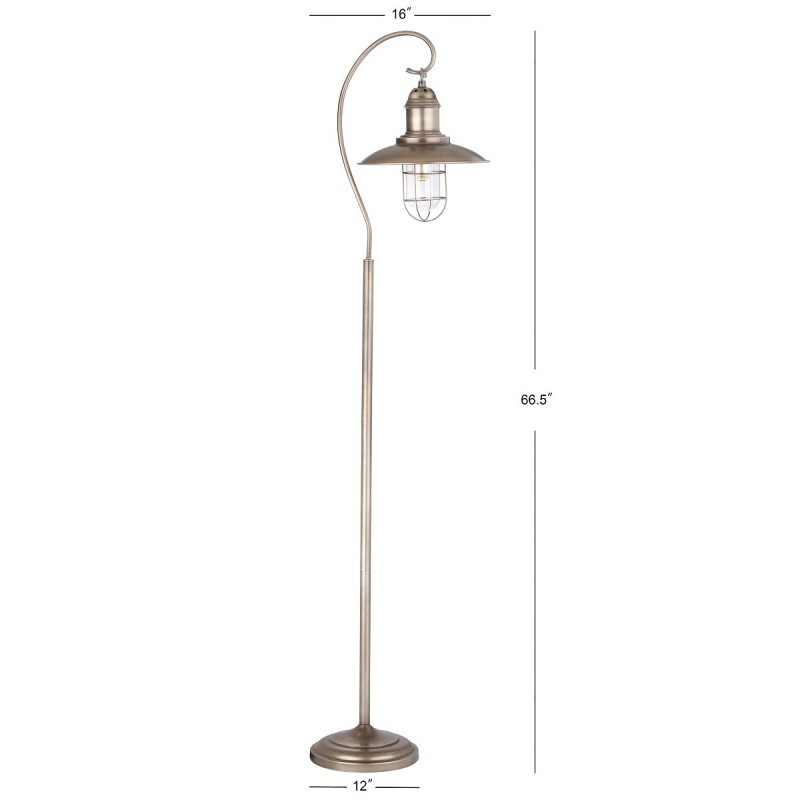 Safavieh Romelo Floor Lamp - Silver/Grey (FLL4012A)