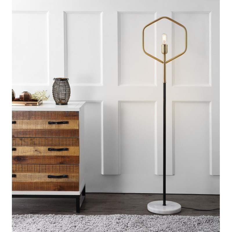 Safavieh Mave Floor Lamp - Gold/Black (FLL4014A)