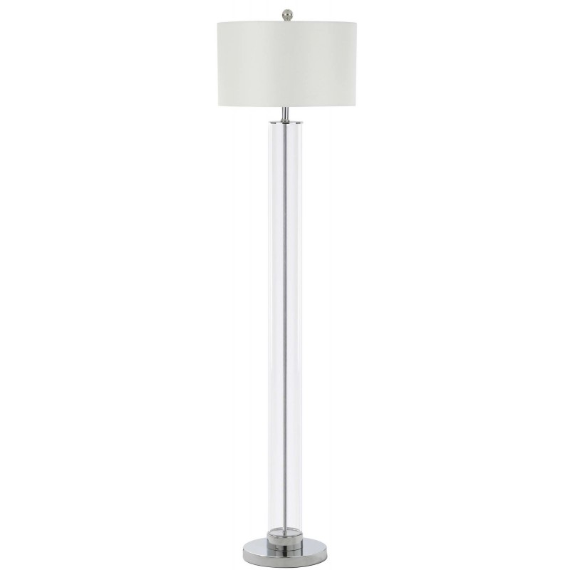 Safavieh Lovato 64-inch H Floor Lamp - Clear/Off-White (FLL4017A)