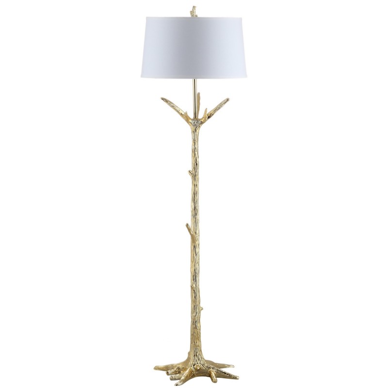 Safavieh Thornton Floor Lamp - Gold/Off-white (FLL4019A)