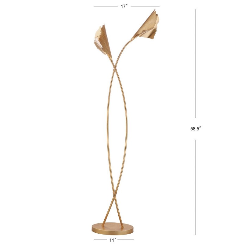 Merrigan Ginkgo Leaf Floor Lamp