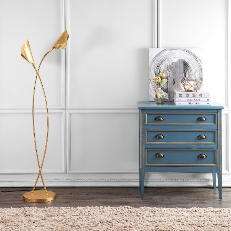 Merrigan Ginkgo Leaf Floor Lamp