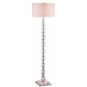 Safavieh Elodie Metal Ring Floor Lamp - Silver Leaf/Off-White (FLL4030A)
