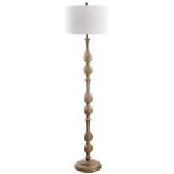 Safavieh Glendora Floor Lamp - Brown Wooden Finish/Off-White (FLL4031A)