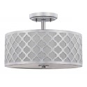 Safavieh Kora Quatrefoil 3 Light 15-inch Dia Flush Mount - Chrome (FLU4000C)