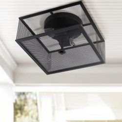 Safavieh Hagan Flush Mount- Black (FLU4007A)