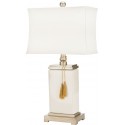 Safavieh Amiliana Glazed 32-inch H Tassel Lamp - Cream/Off-White (LIT4000A)