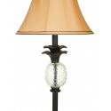 Safavieh Alyssa  61-inch H Pineapple Lamp - Black/Clear&Beige (LIT4009A)