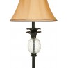 Safavieh Alyssa 61-inch H Pineapple Lamp - Black/Clear&Beige (LIT4009A) Safavieh Alyssa 61-inch H Pineapple Lamp - Black/Clear&Beige (LIT4009A)