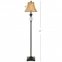 Safavieh Alyssa 61-inch H Pineapple Lamp - Black/Clear&Beige (LIT4009A) Safavieh Alyssa 61-inch H Pineapple Lamp - Black/Clear&Beige (LIT4009A)