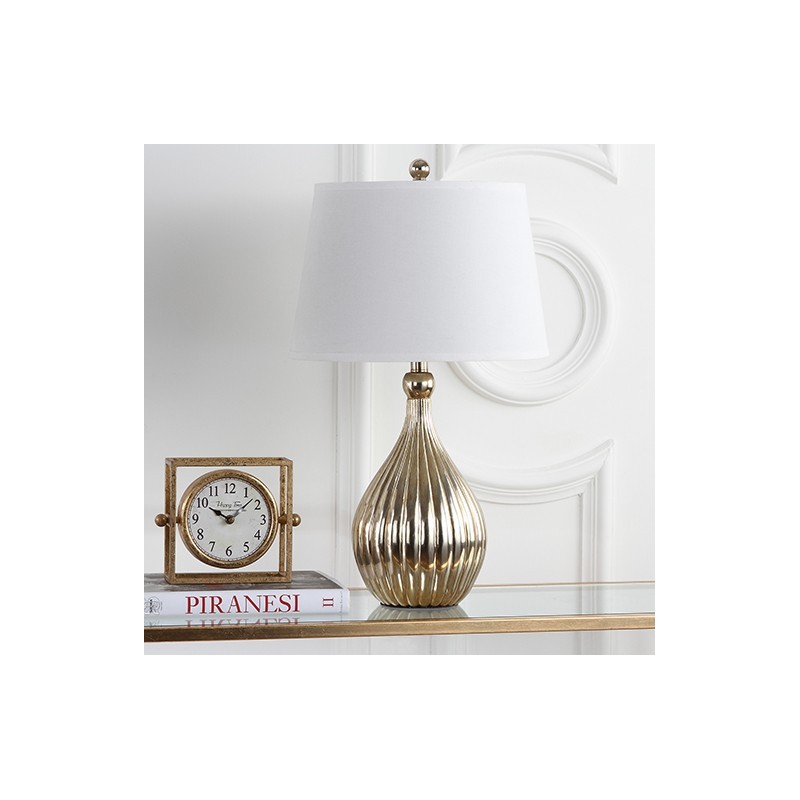 Safavieh Elli 26-inch H Champgane Gourd Lamp - Set of 2 (LIT4012A-SET2)