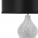Safavieh Nicole 24.5-inch H Bead Base Lamp - Set of 2 - Silver/Black (LIT4014A-SET2)