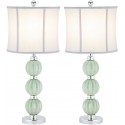 Safavieh Stephanie 28-inch H Green Globe Lamp - Set of 2 (LIT4018A-SET2)