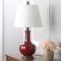 Safavieh Carolanne 23.5-inch H Table Lamp - Set Of 2 - Red/Off-White (LIT4021A-SET2)