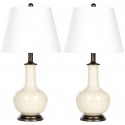 Safavieh Danielle 23.5-inch H Table Lamp - Set Of 2 - Cream/Off-White (LIT4022A-SET2)