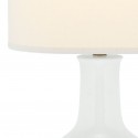 White 27.5-inch H Ceramic Paris Lamp