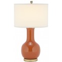 Orange 27.5-inch H Ceramic Paris Lamp