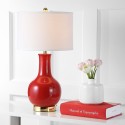 Red 27.5-inch H Ceramic Paris Lamp