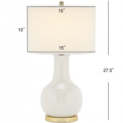 Gray 27.5-inch H Ceramic Paris Lamp