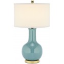 Sky 27.5-inch H Blue Ceramic Paris Lamp