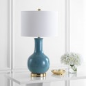 Sky 27.5-inch H Blue Ceramic Paris Lamp