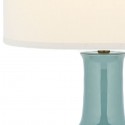 Sky 27.5-inch H Blue Ceramic Paris Lamp