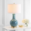 Sky 27.5-inch H Blue Ceramic Paris Lamp