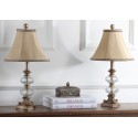 Safavieh Scarlett 22.5-inch H Glass Globe Table Lamp Set of 2 - Antique Gold/Clear (LIT4026A-SET2) Safavieh Scarlett 22.5-inch H Glass Globe Table Lamp Set of 2 - Antique Gold/Clear (LIT4026A-SET2)