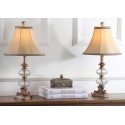 Safavieh Scarlett 22.5-inch H Glass Globe Table Lamp Set of 2 - Antique Gold/Clear (LIT4026A-SET2) Safavieh Scarlett 22.5-inch H Glass Globe Table Lamp Set of 2 - Antique Gold/Clear (LIT4026A-SET2)