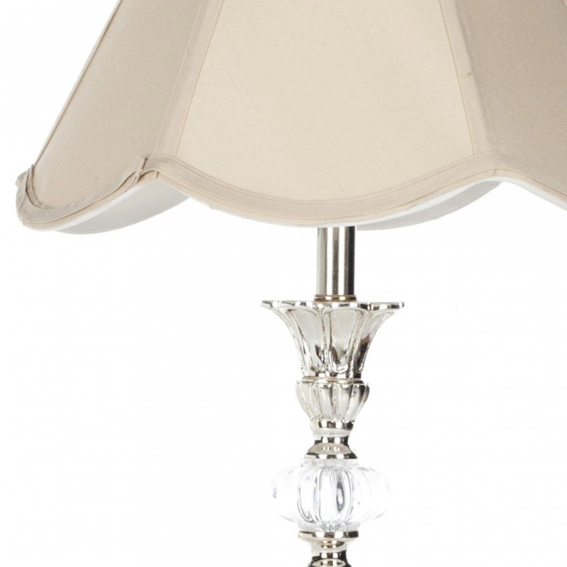 Arianna 32.5-inch H Glass Candlestick Lamp