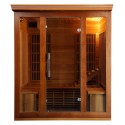 Bluewave Cedar Elite 3-4 Person Premium Sauna w/ 9 Carbon Heaters (SA1315)