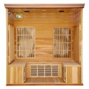Blue Wave Cedar Elite 4-5 Person Premium Sauna w/ 9 Carbon Heaters (SA1322)