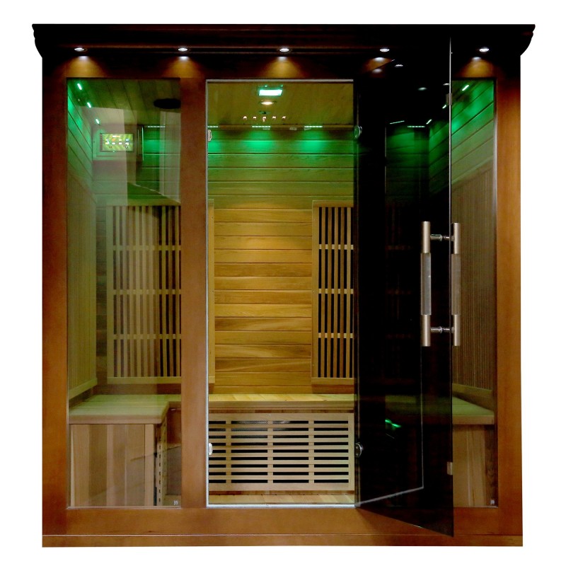 Blue Wave Cedar Elite 4-5 Person Premium Sauna w/ 9 Carbon Heaters (SA1322)